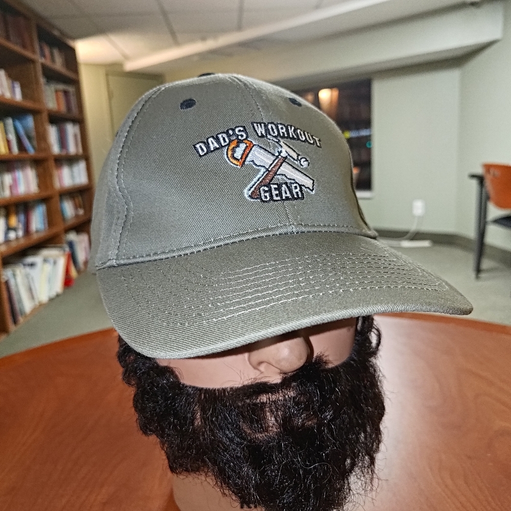 Dad's Workout Gear Embroidered Logo Strap-on Cap Hat